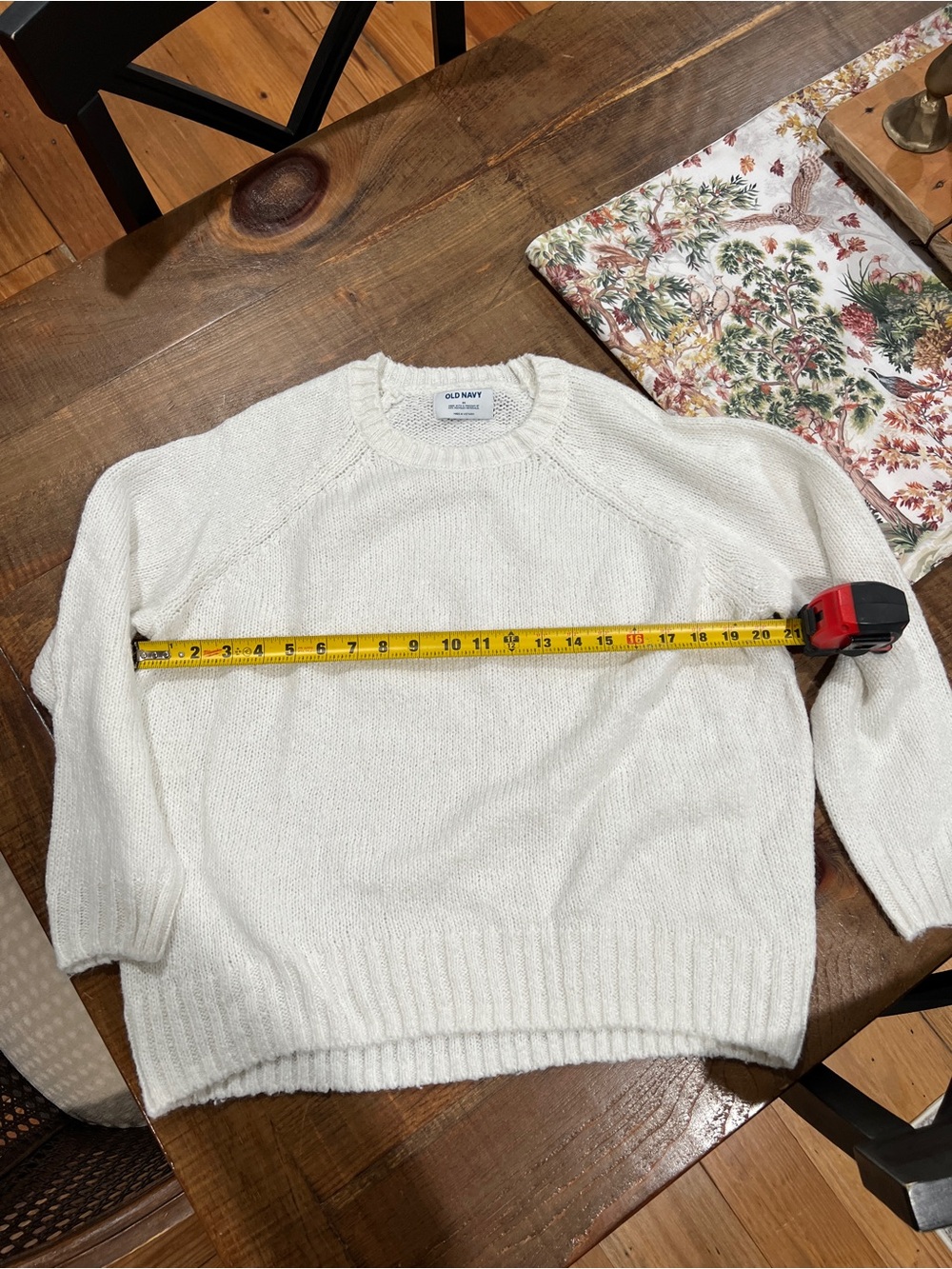 Old Navy Cream Scoopneck Sweater - Soft Knit